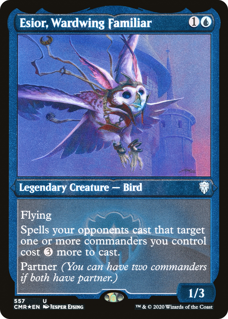 Esior, Wardwing Familiar (CMR-557) - Commander Legends Foil