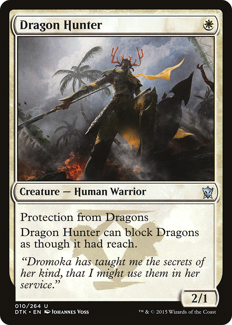 Dragon Hunter (DTK-010) - Dragons of Tarkir Foil