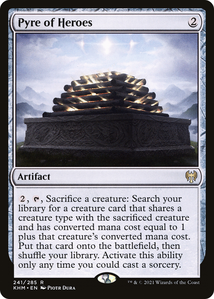 Pyre of Heroes  (KHM-241) - Kaldheim Foil