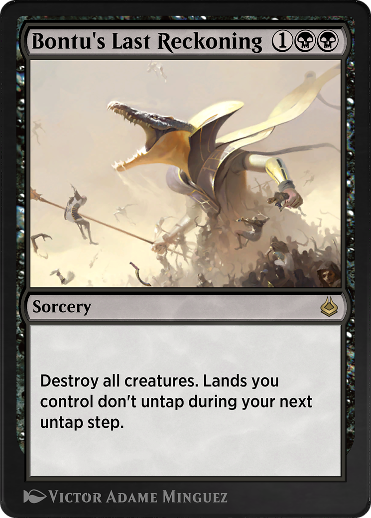 Bontu's Last Reckoning (AKR-096) - Amonkhet Remastered