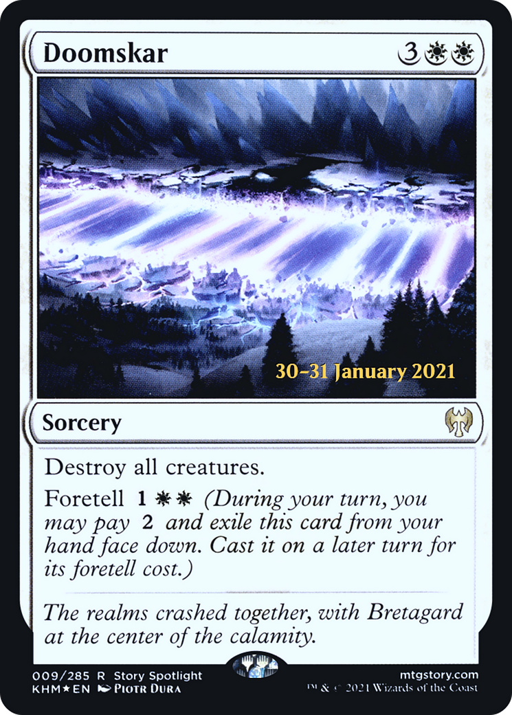 Doomskar (PRE-09S) - Kaldheim Promos (Prerelease) Foil
