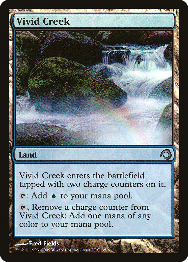 Vivid Creek (H09-035) - Premium Deck Series: Slivers Foil