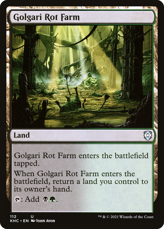 Golgari Rot Farm (KHC-112) - Kaldheim Commander