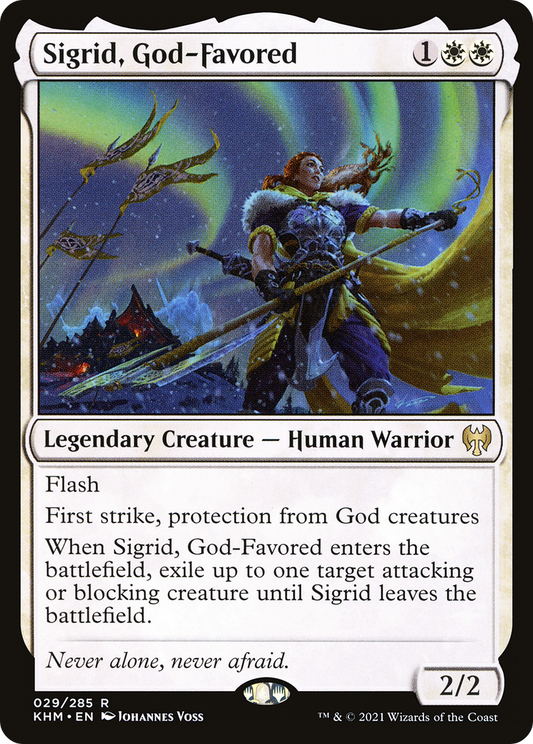 Sigrid, God-Favored (KHM-029) - Kaldheim Foil