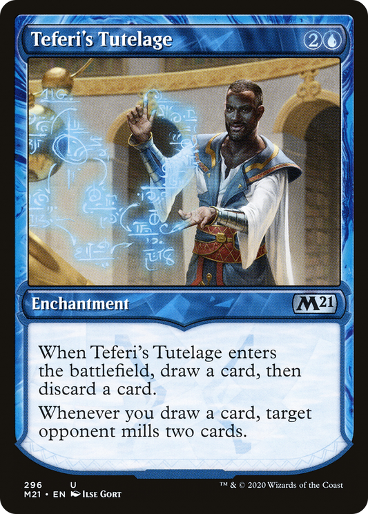 Teferi's Tutelage (M21-296) - Core Set 2021: (Showcase) Foil