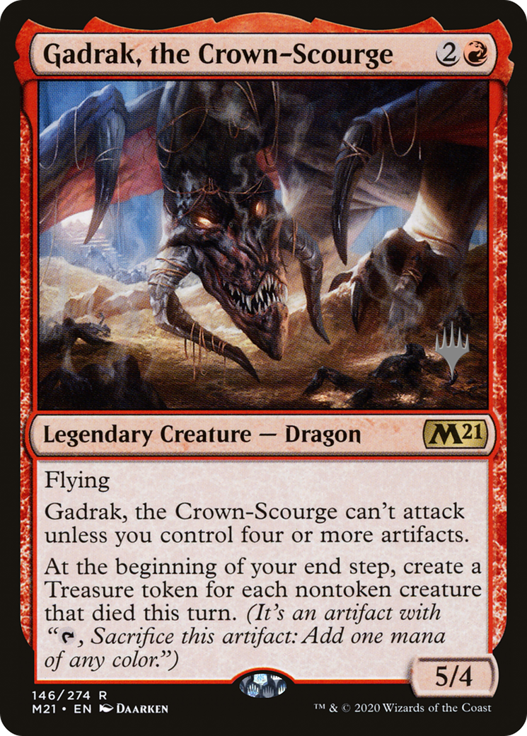 Gadrak, the Crown-Scourge (PPM21-146P) - Core Set 2021 Promos (Promo Pack)