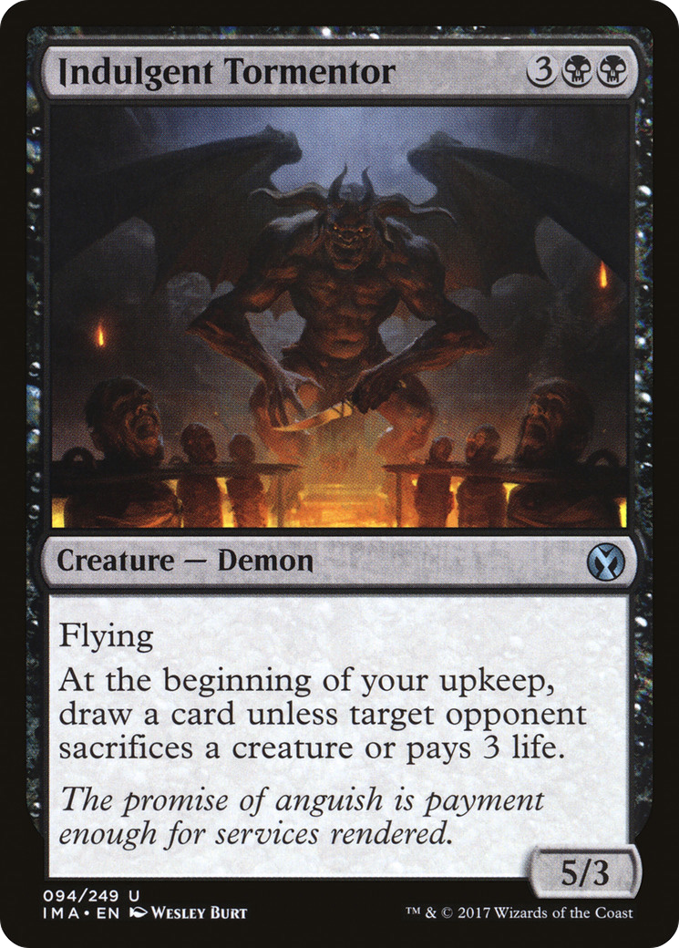 Indulgent Tormentor (IMA-094) - Iconic Masters Foil