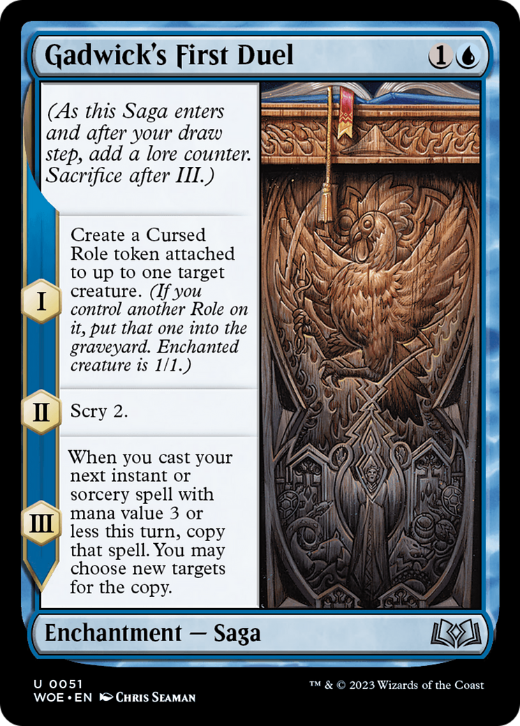 Gadwick's First Duel  (WOE-051) - Wilds of Eldraine Foil