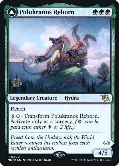 Polukranos Reborn // Polukranos, Engine of Ruin (PMOM-200S) - March of the Machine Promos Foil