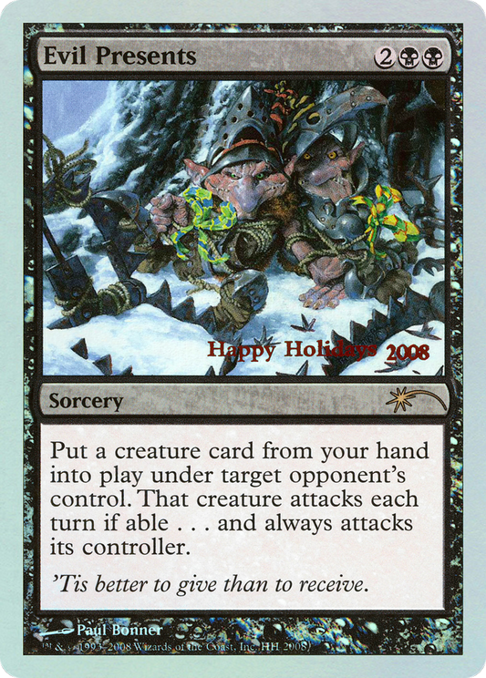 Evil Presents (HHO-008) - Happy Holidays Foil