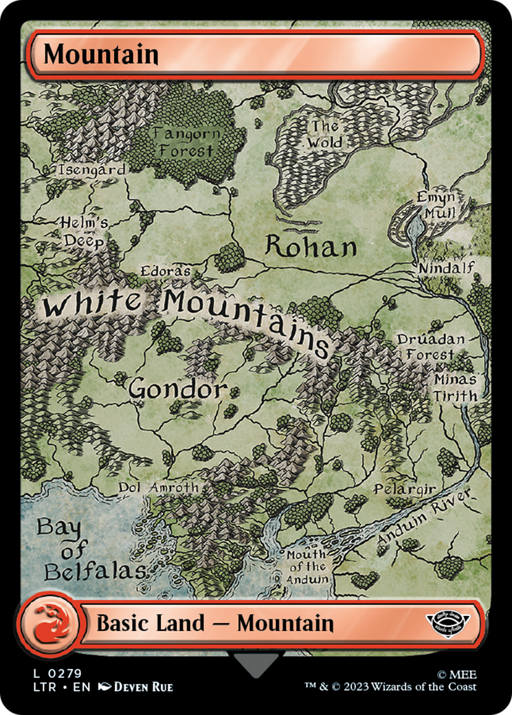 Mountain (LTR-279) - The Lord of the Rings: Tales of Middle-earth Foil