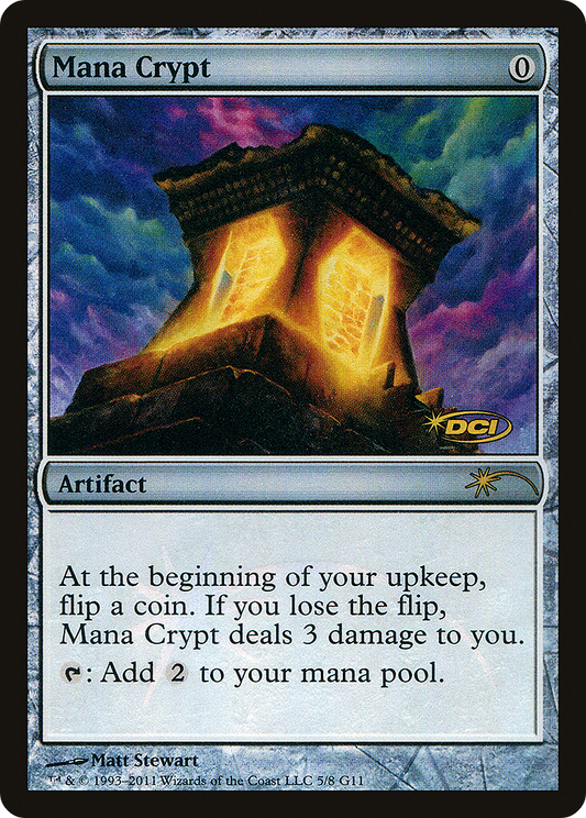 Mana Crypt (G11-005) - Judge Gift Cards 2011 Foil