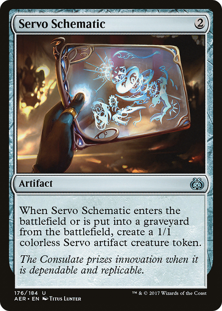 Servo Schematic (AER-176) - Aether Revolt Foil