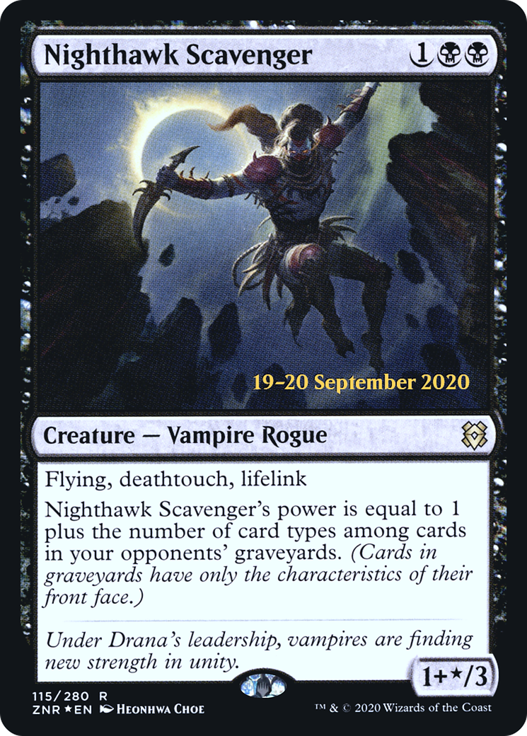 Nighthawk Scavenger (PRE-115S) - Zendikar Rising Promos (Prerelease) Foil