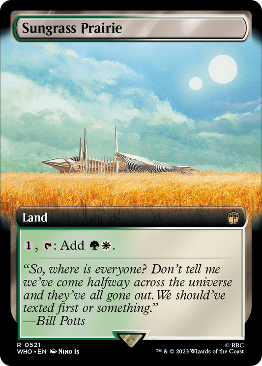 Sungrass Prairie (WHO-521) - Doctor Who: (Extended Art)