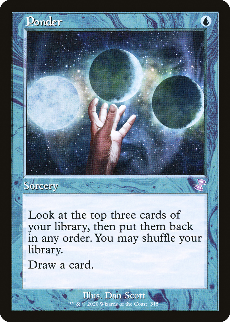 Ponder (TSR-315) - Time Spiral Remastered Foil