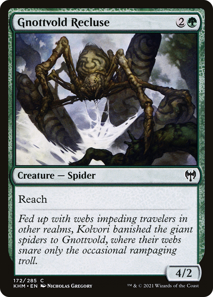Gnottvold Recluse  (KHM-172) - Kaldheim Foil