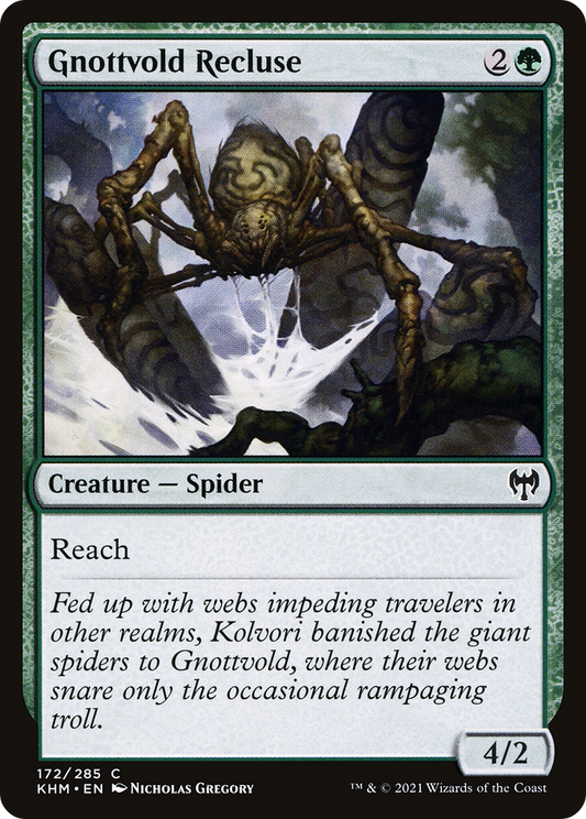 Gnottvold Recluse (KHM-172) - Kaldheim Foil