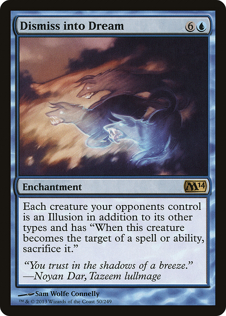 Dismiss into Dream (M14-050) - Magic 2014 Foil