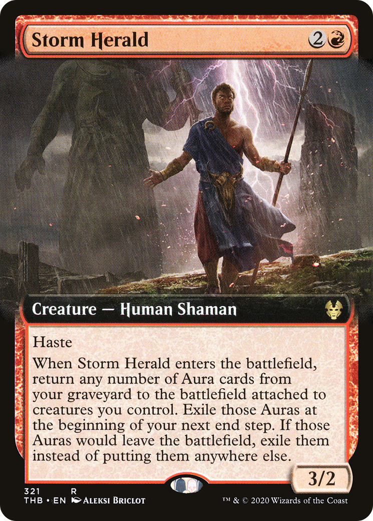 Storm Herald (THB-321) - Theros Beyond Death: (Extended Art)