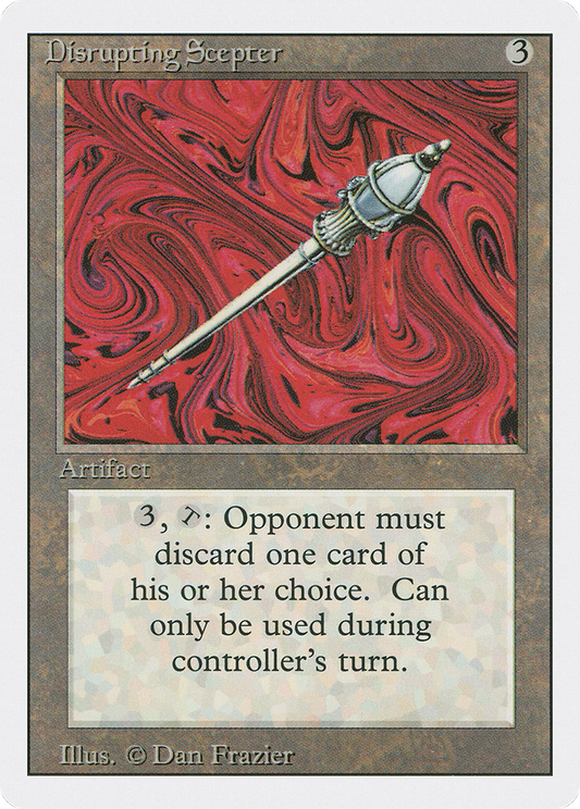 Disrupting Scepter (3ED-245) - Revised Edition