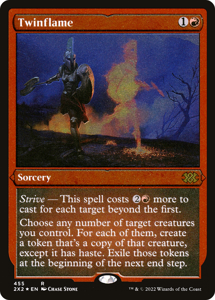 Twinflame (Foil Etched) (2X2-455) - Double Masters 2022 Etched Foil