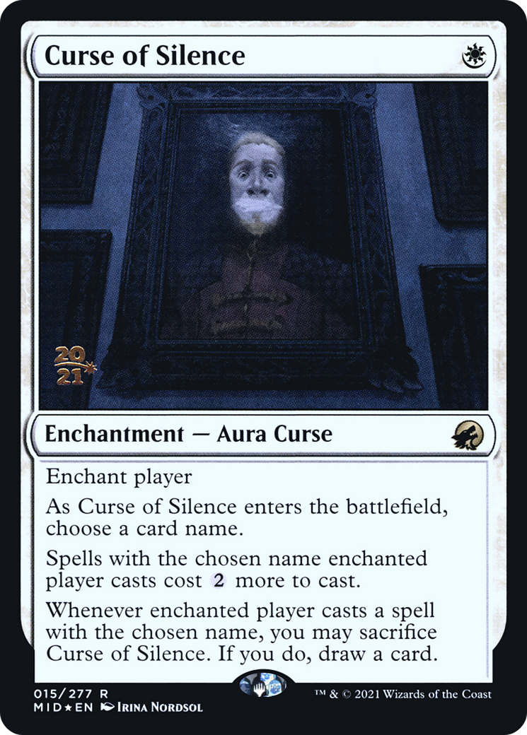 Curse of Silence (PRE-15S) - Innistrad: Midnight Hunt Promos Foil