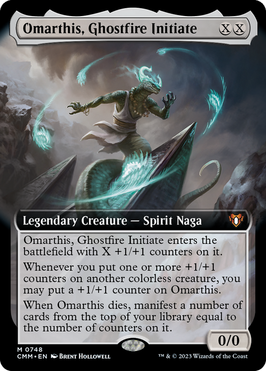 Omarthis, Ghostfire Initiate (CMM-748) - Commander Masters: (Extended Art) Foil