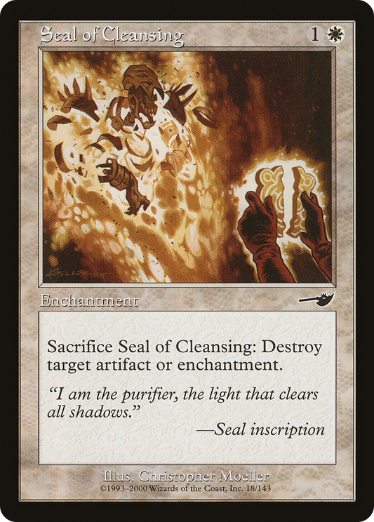 Seal of Cleansing (NEM-018) - Nemesis Foil