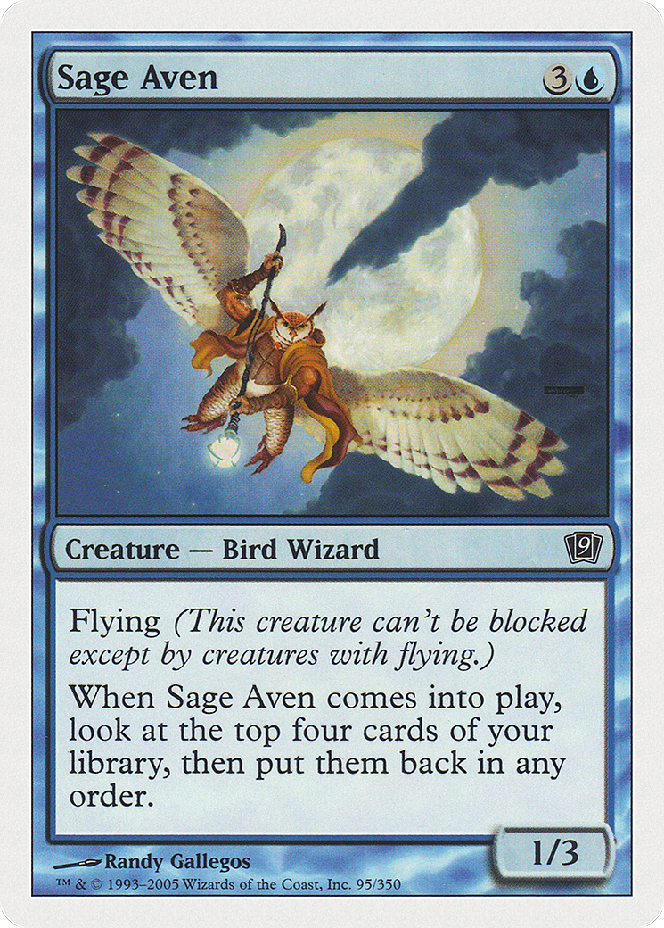 Sage Aven (9ED-095) - Ninth Edition
