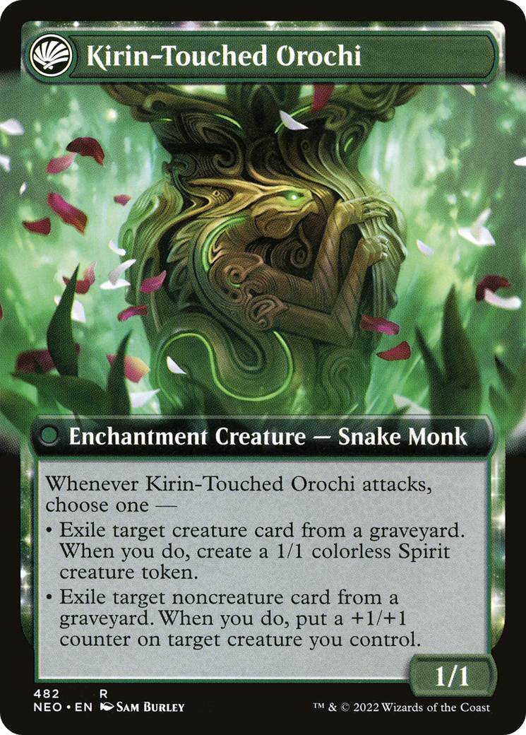 Teachings of the Kirin (Extended Art) (NEO-482) - Kamigawa: Neon Dynasty: (Extended Art, fandfc)
