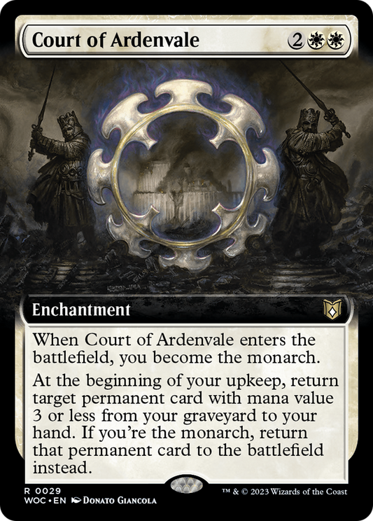 Court of Ardenvale (WOC-029) - Wilds of Eldraine Commander: (Extended Art)