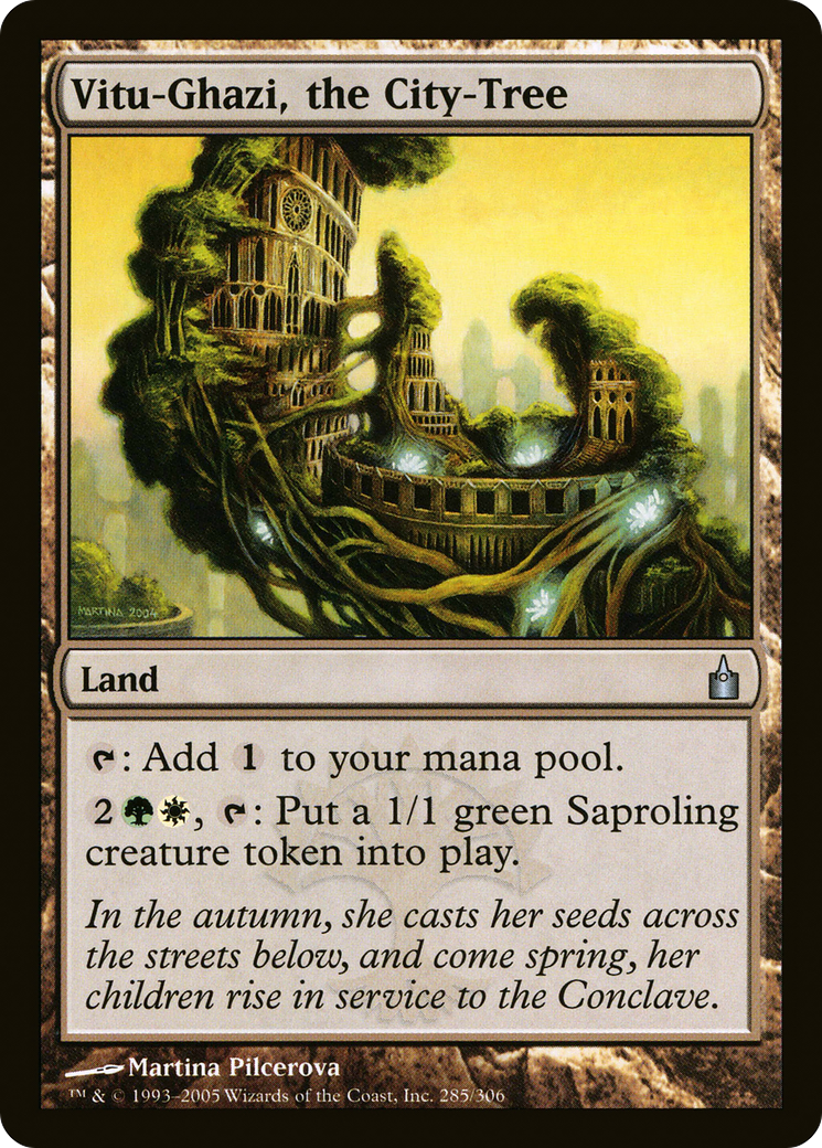 Vitu-Ghazi, the City-Tree  (RAV-285) - Ravnica: City of Guilds Foil