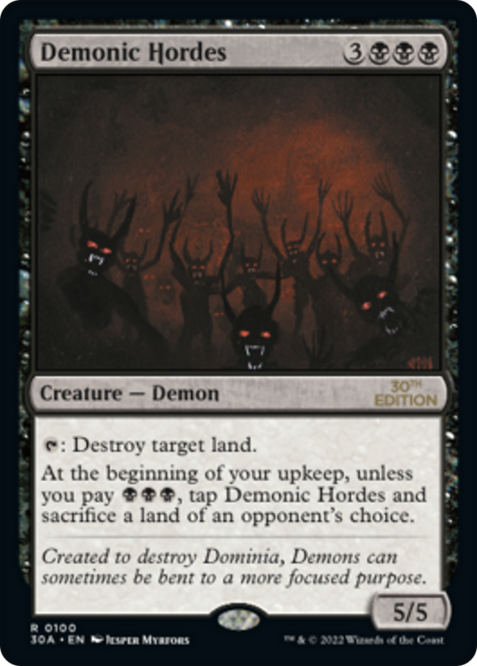 Demonic Hordes (30A-100) - 30th Anniversary Edition