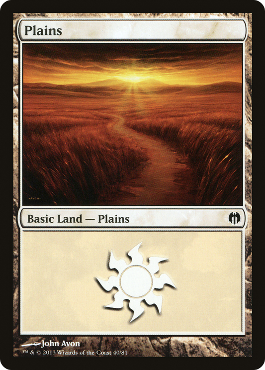 Plains (DDL-040) - Duel Decks: Heroes vs. Monsters