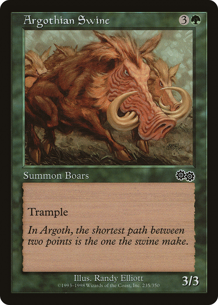 Argothian Swine (USG-235) - Urza's Saga