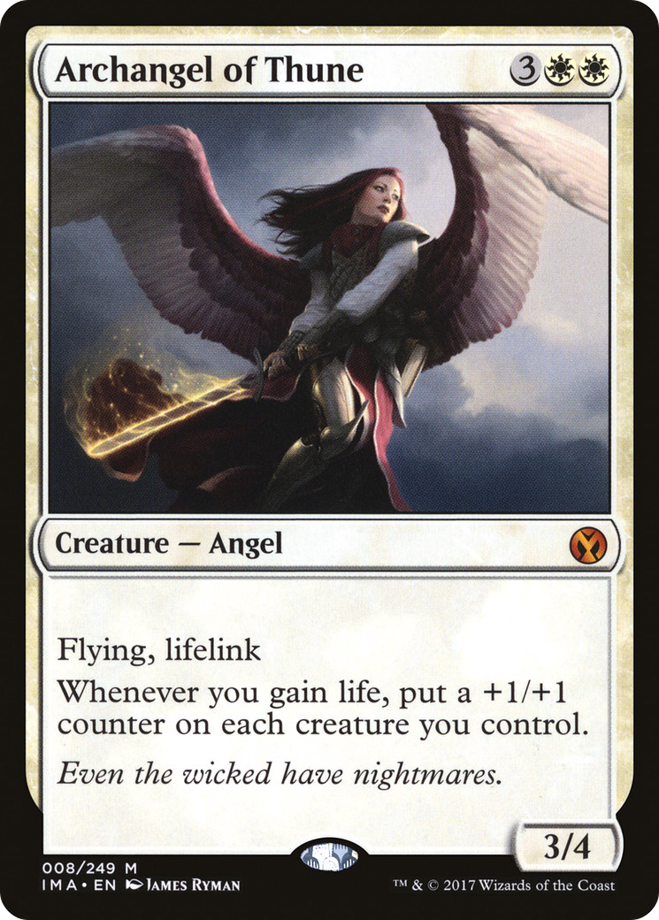 Archangel of Thune (IMA-008) - Iconic Masters Foil