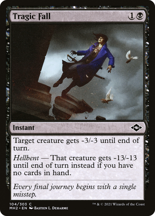 Tragic Fall (MH2-104) - Modern Horizons 2 Foil