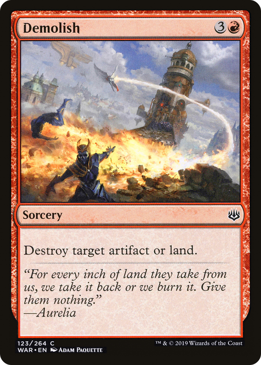 Demolish (WAR-123) - War of the Spark Foil