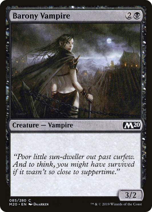 Barony Vampire (M20-085) - Core Set 2020
