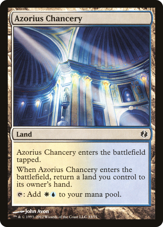 Azorius Chancery (DDI-033) - Duel Decks: Venser vs. Koth