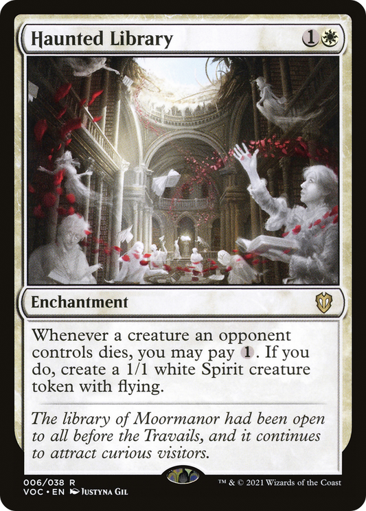 Haunted Library (VOC-006) - Crimson Vow Commander