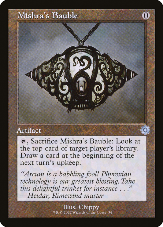 Mishra's Bauble (BRR-034) - The Brothers' War Retro Artifacts Foil