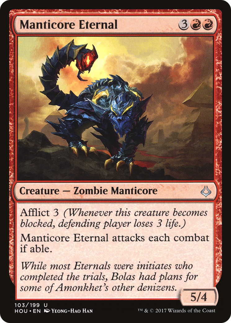 Manticore Eternal (HOU-103) - Hour of Devastation Foil