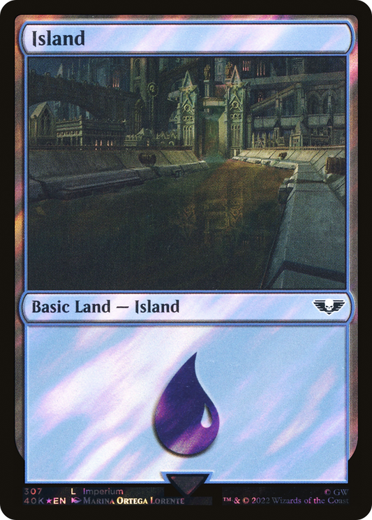 Island (40K-307★) - Warhammer 40,000 Commander Foil