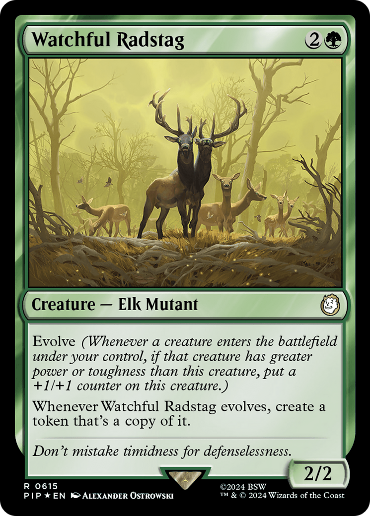 Watchful Radstag (PIP-615) - Fallout Foil