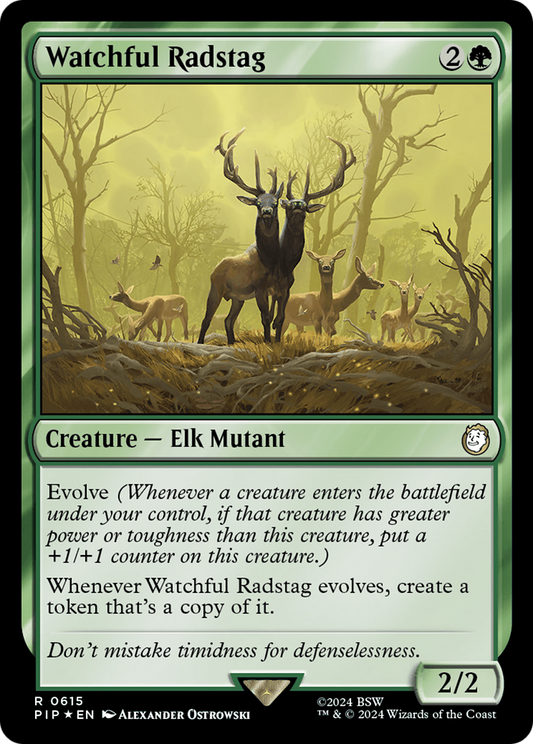 Watchful Radstag (PIP-615) - Fallout Foil