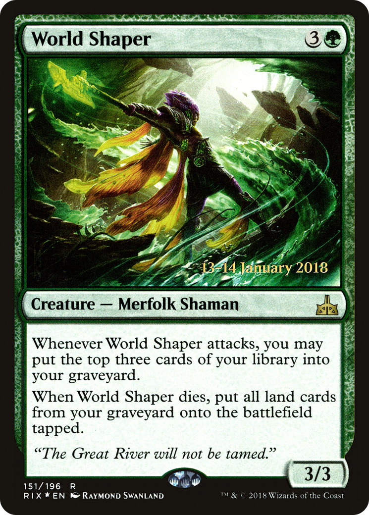 World Shaper (PRE-151S) - Rivals of Ixalan Promos (Prerelease) Foil