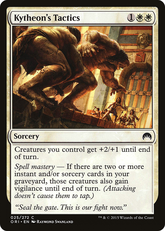 Kytheon's Tactics (ORI-025) - Magic Origins