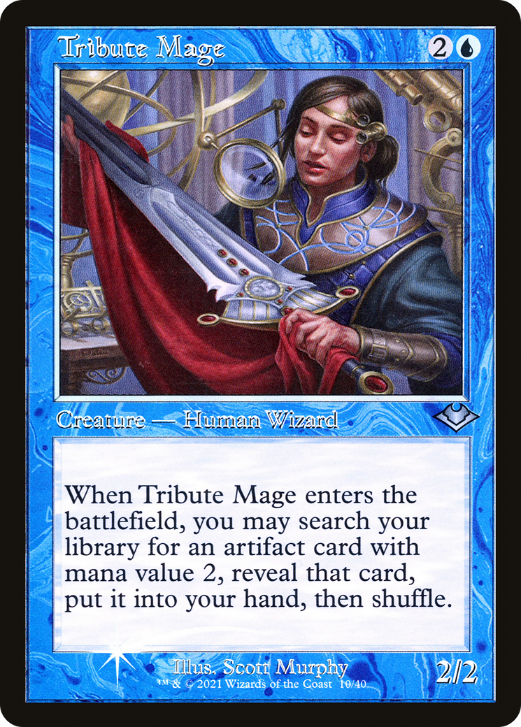 Tribute Mage (H1R-010) - Modern Horizons 1 Timeshifts Foil